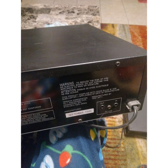 YAMAHA CDC-675 Natural Sound 5 Disc Compact Disc Player VERY NICE - Picture 6 of 6